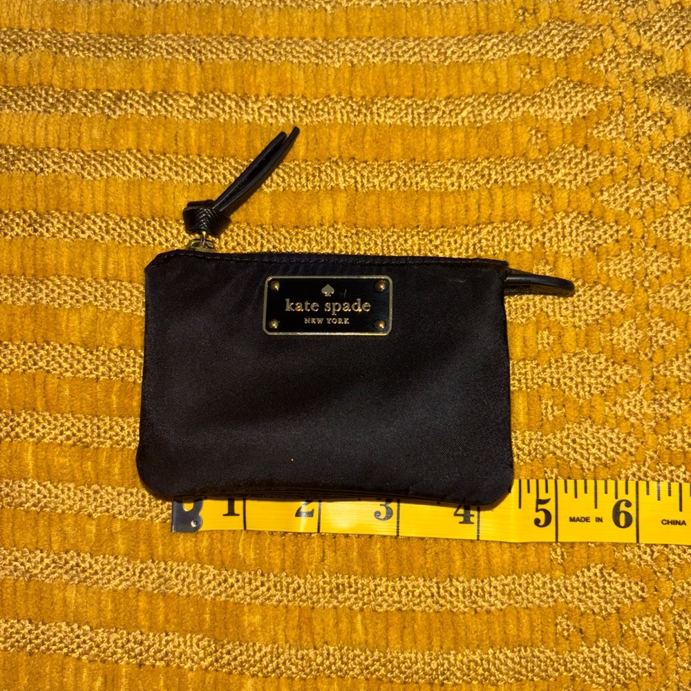 Kate Spade Small Black Card Holder Wallet